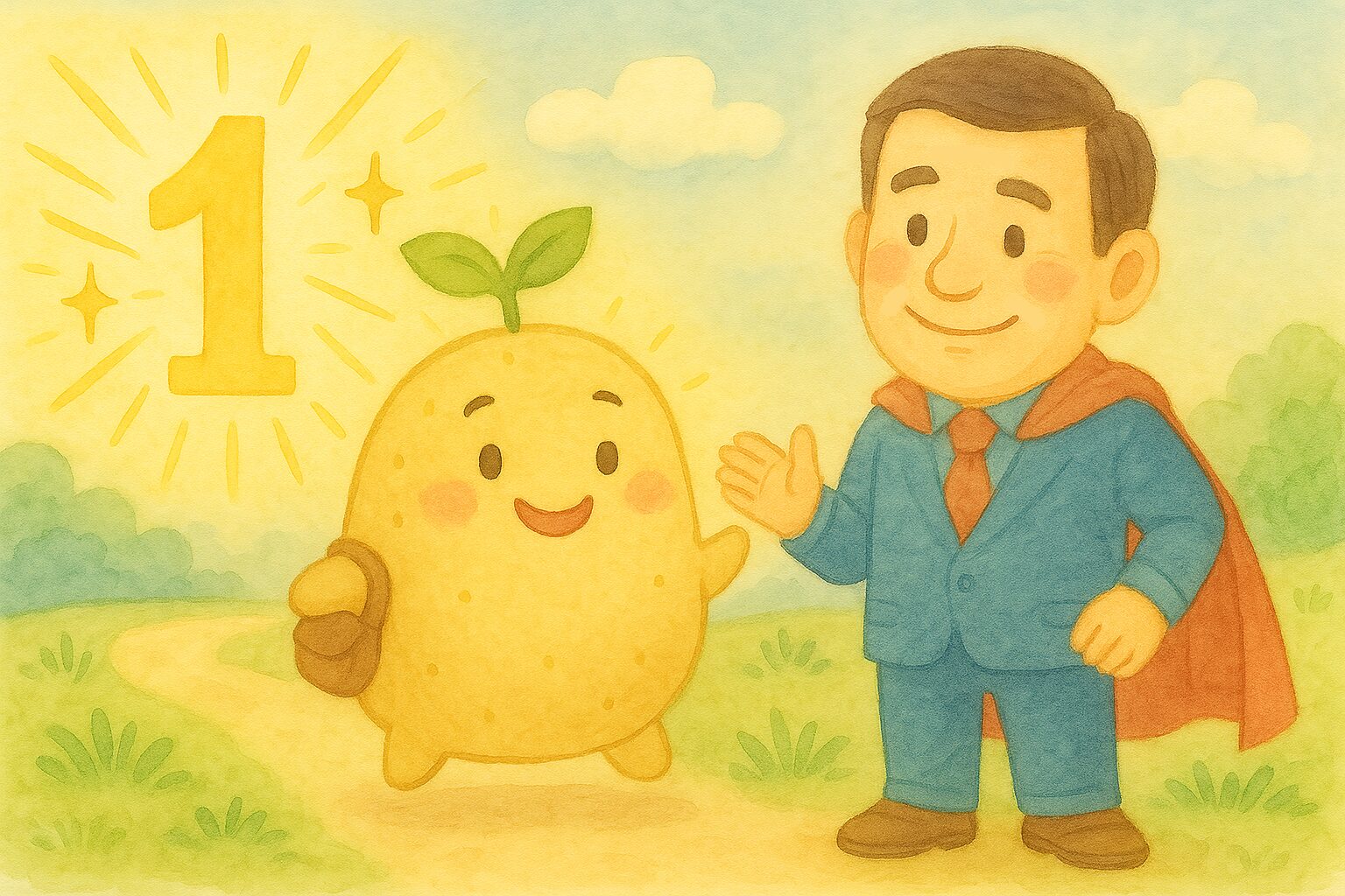 数秘1×真っ直ぐなヒーロー