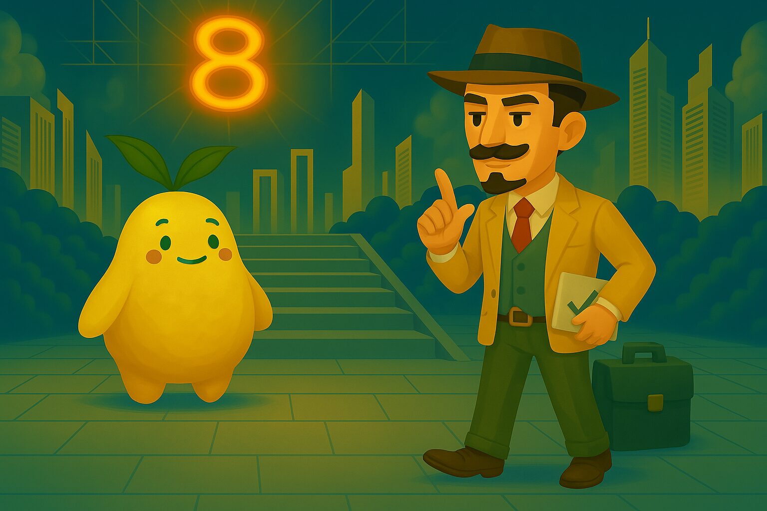 【数秘8 × ESCF-Q診断】入門ガイド：飄々とした切れ者｜Potenoteであなたの本質を発見