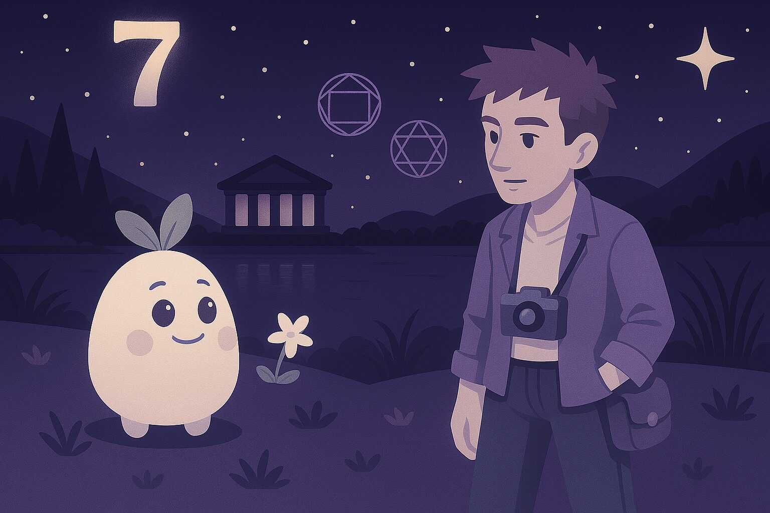 【数秘7 × ESTF-Q診断】入門ガイド：気まぐれな観測者｜Potenoteであなたの本質を発見