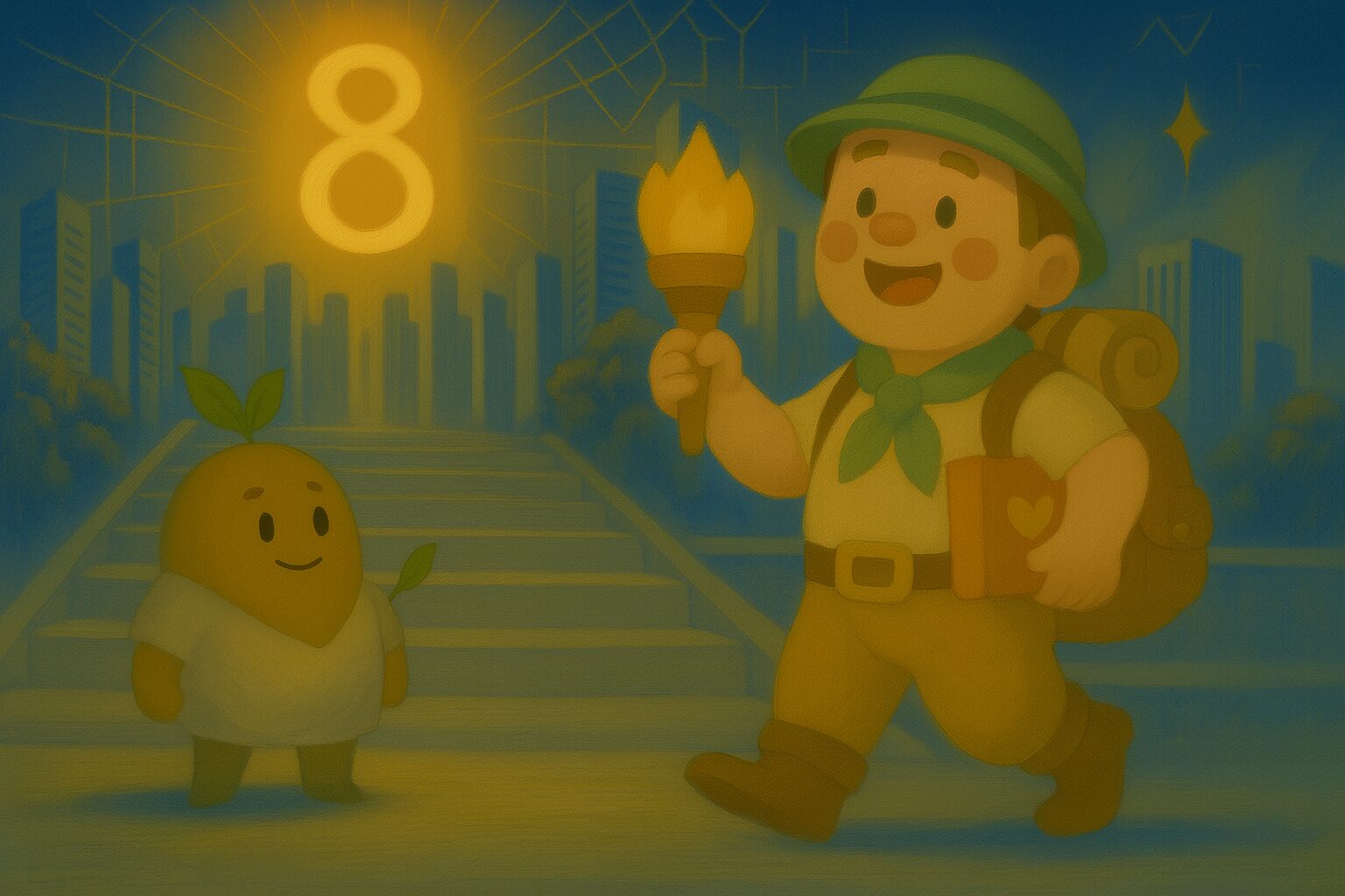 【数秘8 × EDCF-Q 開拓者】の性格・強み・才能の活かし方を徹底解説｜その自由な魂、まだ見ぬ世界を求めているのでは？