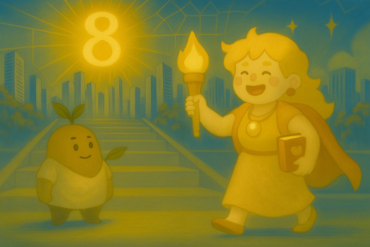 【数秘8 × EDTF-Q カリスマ】の性格・強み・才能の活かし方を徹底解説｜その激情、世界を動かす力だと気づいていますか？