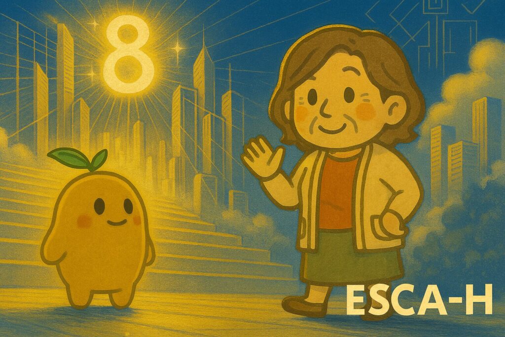 【数秘8 × ESCA-H 後見人】の性格・強み・才能の活かし方を徹底解説｜チームの「お母さん」的存在のあなた。その面倒見の良さが、変化への不安になっていませんか？