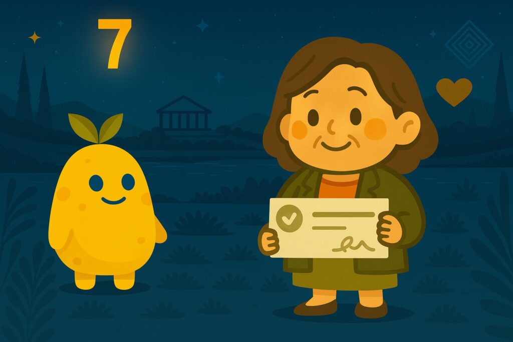 【数秘7 × ESCA-H 後見人】の性格・強み・才能の活かし方を徹底解説｜その笑顔の裏にある思慮深さが、皆の「居場所」を守っているのでは？