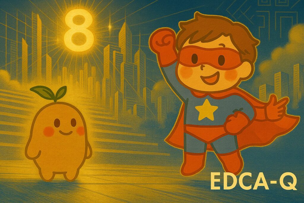【数秘8 × EDCA-Q ヒーロー】の性格・強み・才能の活かし方を徹底解説｜その笑顔の裏で、リーダーとしての重圧を一人で抱えていませんか？