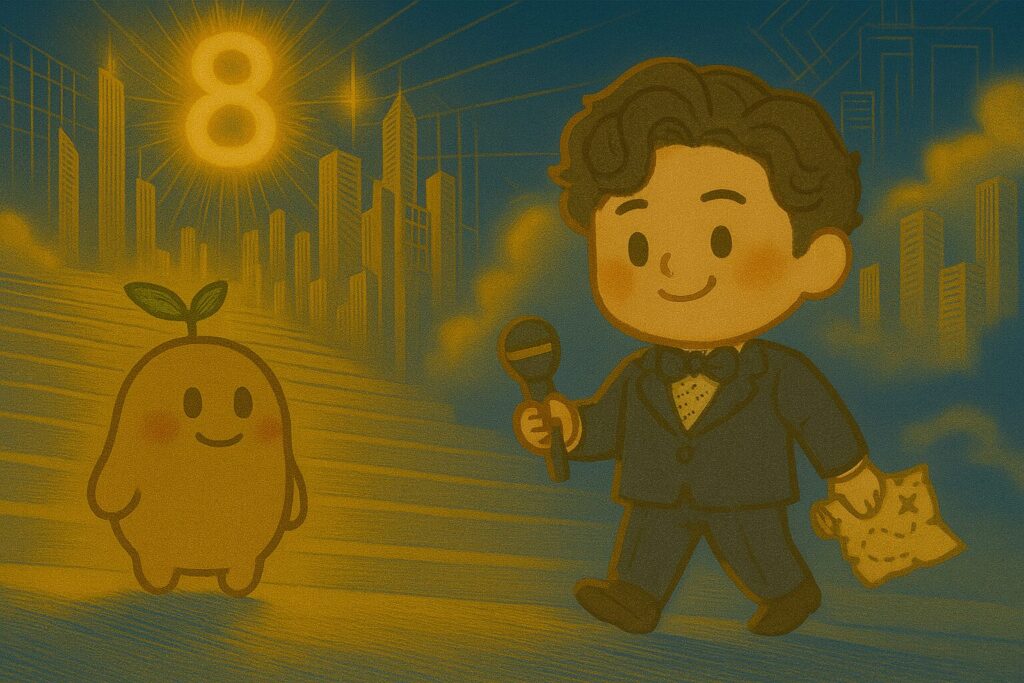 【数秘8 × ESCF-Q 名優】の性格・強み・才能の活かし方を徹底解説｜その完璧な仮面の下、本当の自分を見失っていませんか？