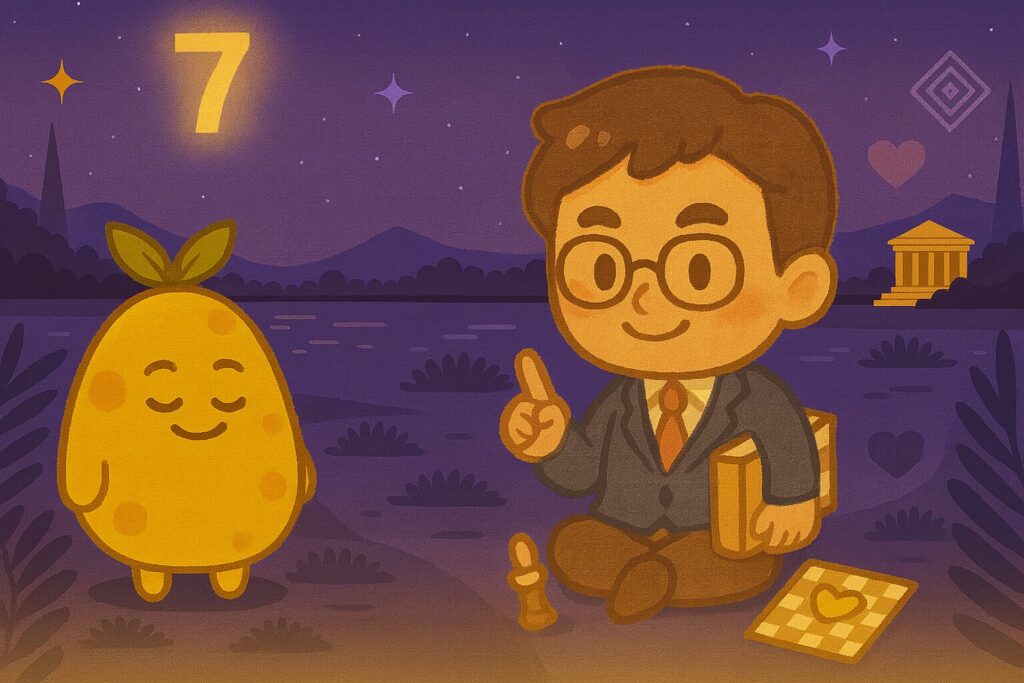 【数秘7 × ESCF-H 戦略家】の性格・強み・才能の活かし方を徹底解説｜その冷静な計画の裏にある、失敗への恐れと知性に気づいていますか？