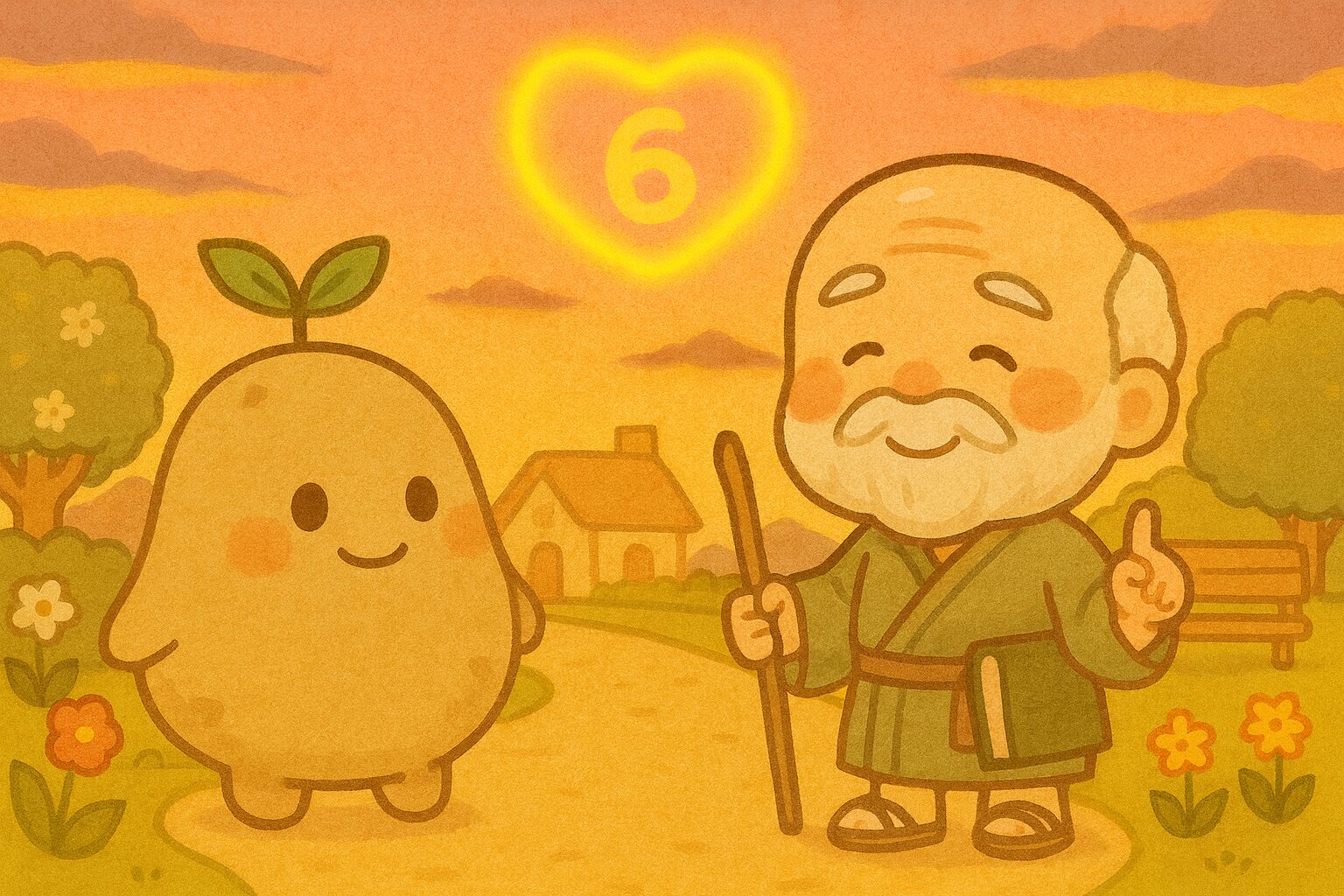 【数秘6 × EDCA-H 師父】の性格・強み・才能の活かし方を徹底解説｜その威厳ある背中、新しい挑戦を恐れる皆を守るためだと知っていますか？