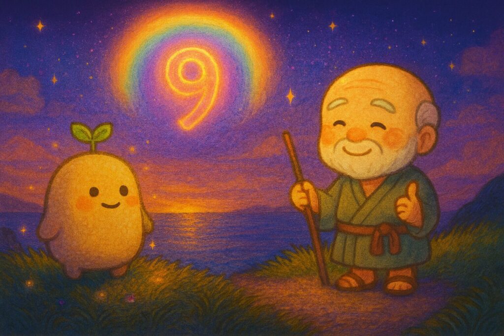 【数秘9 × EDCA-H 師父】の性格・強み・才能の活かし方を徹底解説｜その動じない指導力は、皆の「安定した日常」を守るためではありませんか？