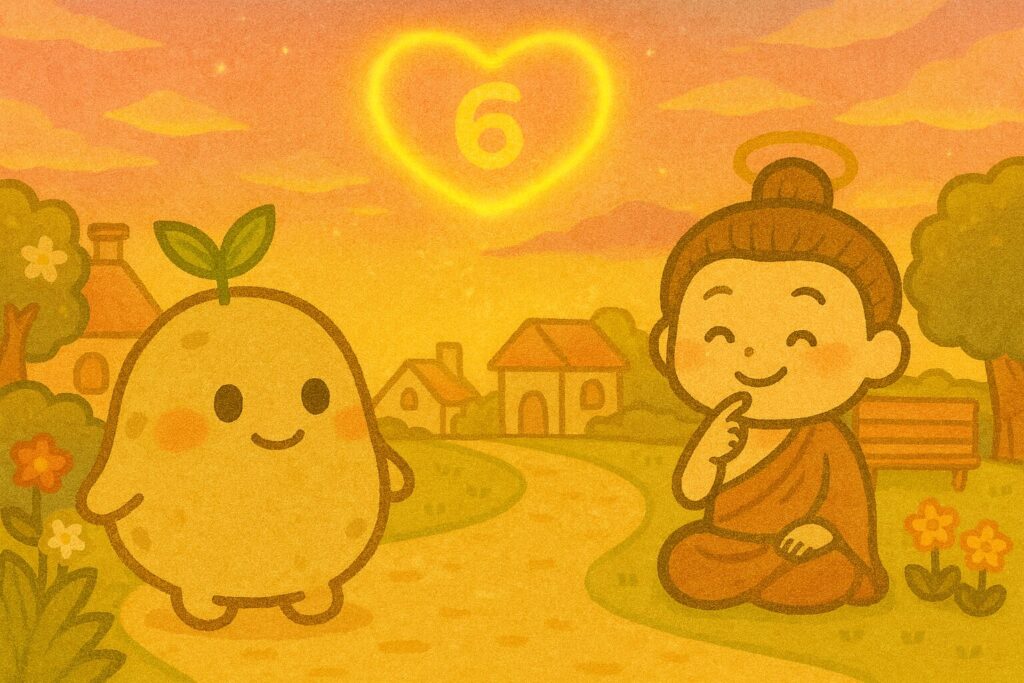 【数秘6 × EDLA-H 弥勒】の性格・強み・才能の活かし方を徹底解説｜その笑顔の裏側、チームの居場所を守り抜く決意に気づいていますか？