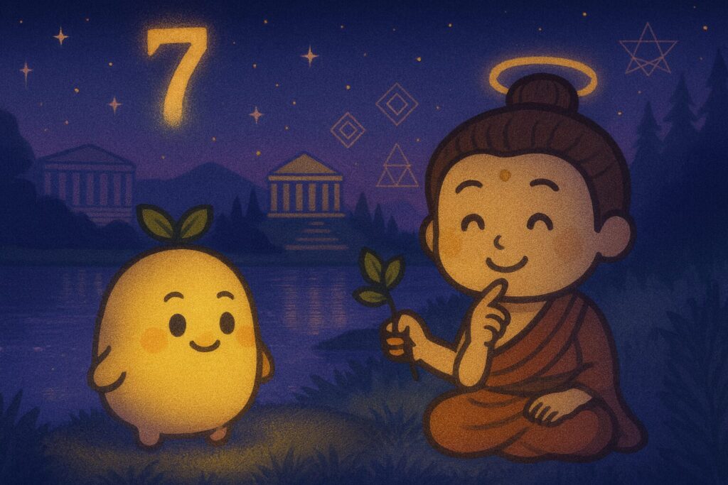 【数秘7 × EDLA-H 弥勒】の性格・強み・才能の活かし方を徹底解説｜その冷静な眼差しが、チームの「確実な安心」を守る道標（みちしるべ）です