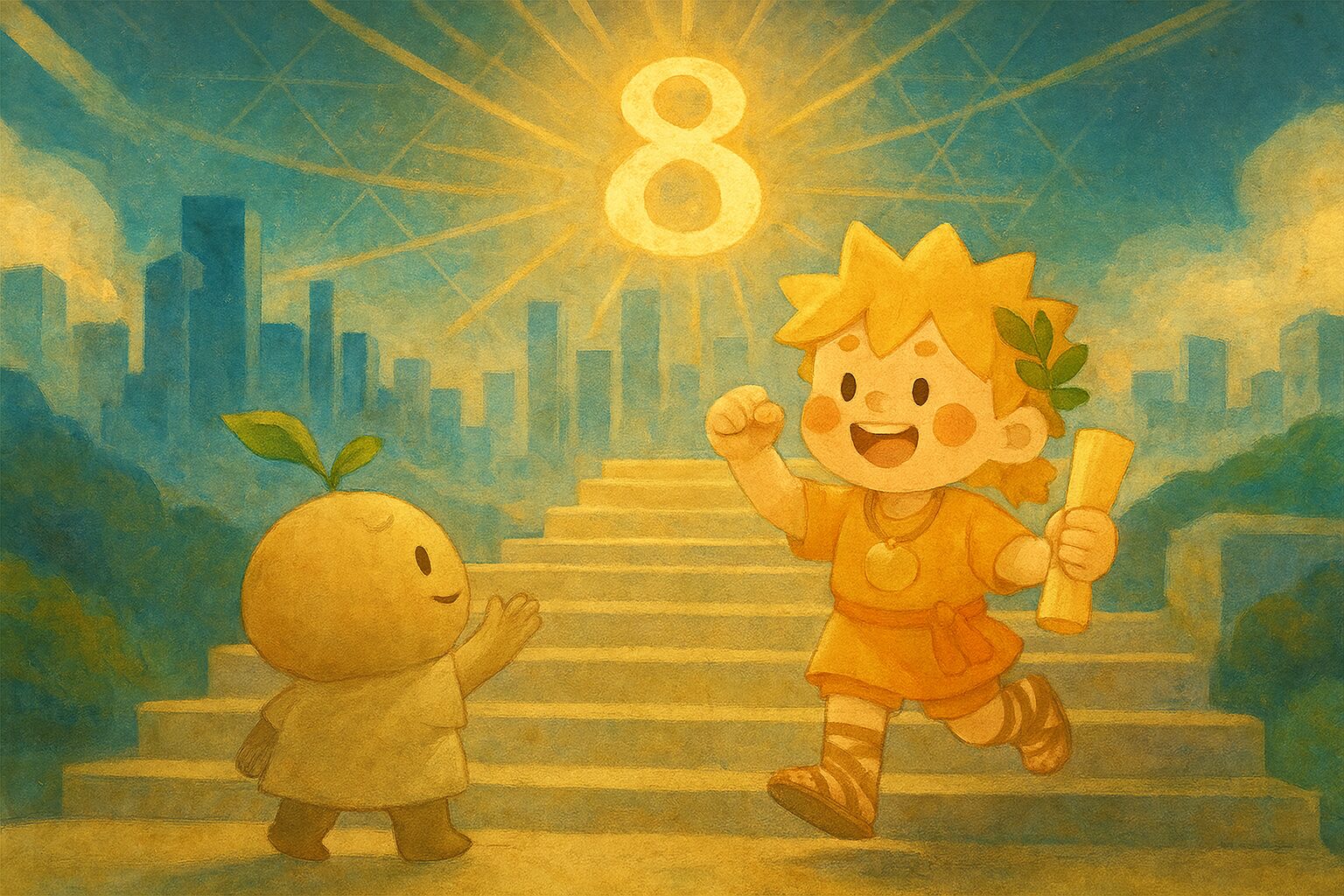 【数秘8 × IDCF-Q 麒麟児】の性格・強み・才能の活かし方を徹底解説｜その頭脳、世界のルールを書き換えるためにあるのでは？