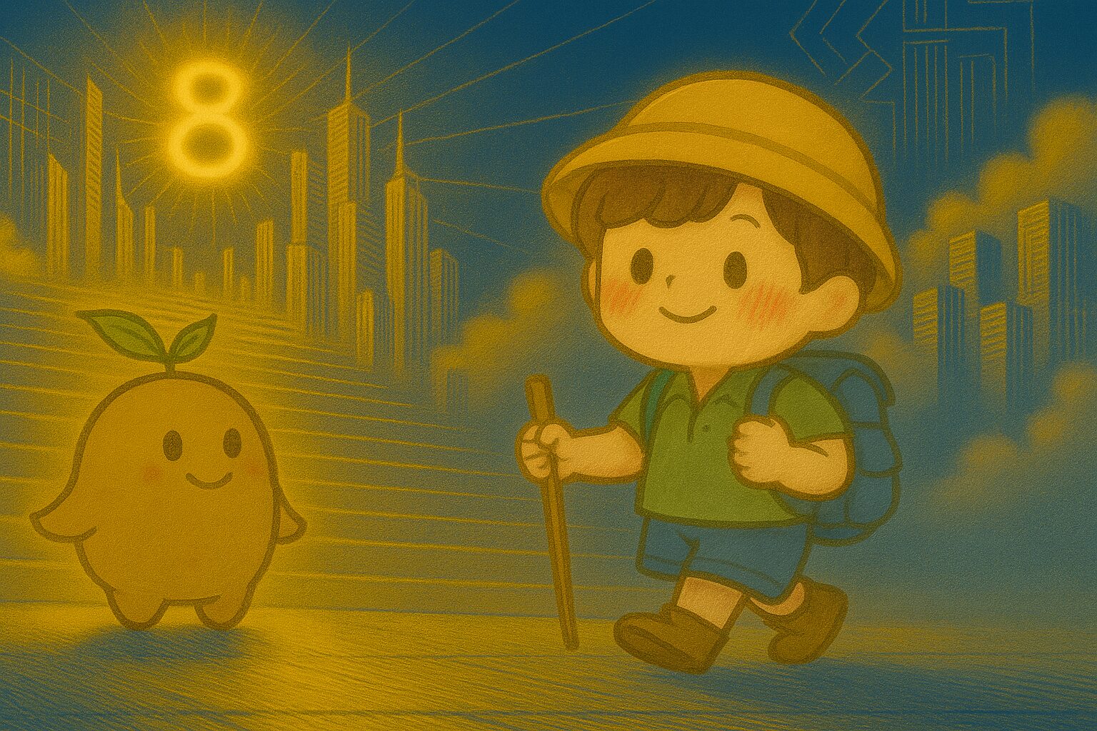 【数秘8 × ESLF-Q 旅人】の性格・強み・才能の活かし方を徹底解説｜その溢れる好奇心は、出会いを「富」に変える力だと気づいていますか？