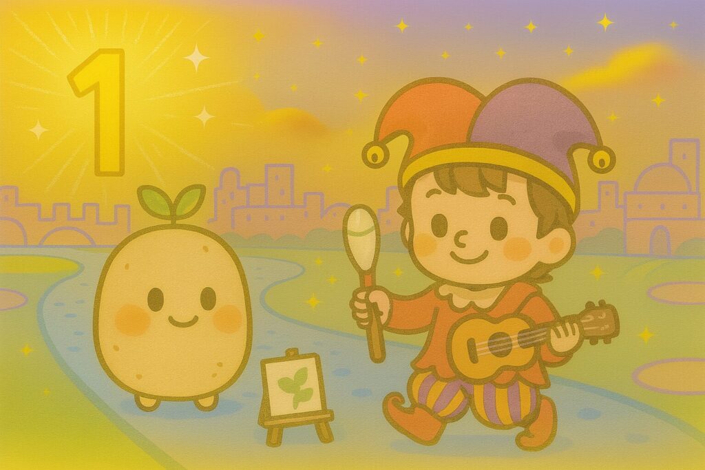 【数秘1 × ESTF-Q 道化師】の性格・強み・才能の活かし方を徹底解説｜その笑顔の仮面の下、本当は傷ついている自分に気づいていますか？