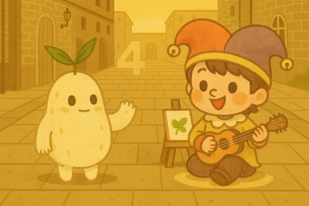 【数秘4 × ESTF-Q 道化師】の性格・強み・才能の活かし方を徹底解説｜その明るい仮面の下、一人で不安になっていませんか？