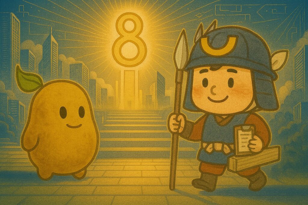 【数秘8 × ERLA-H 防人】の性格・強み・才能の活かし方を徹底解説｜その背中は、仲間と秩序を守る「城壁」ではありませんか？