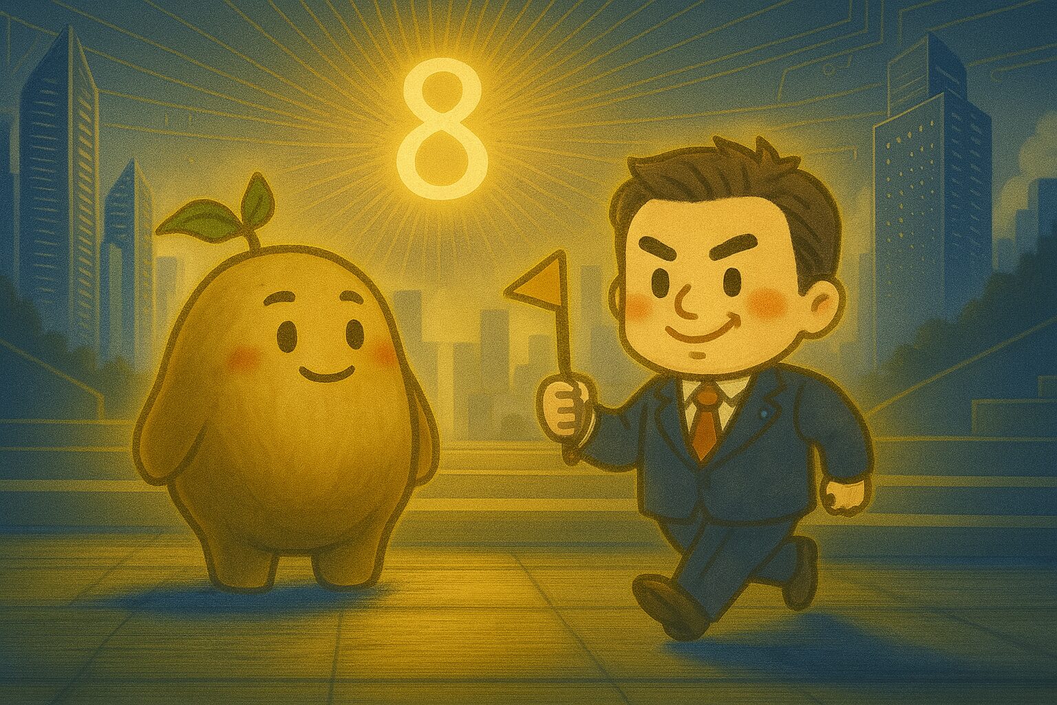 【数秘8 × ERCF-Q 支配者】の性格・強み・才能の活かし方を徹底解説｜その完璧な計画は、世界をどう動かすためにありますか？