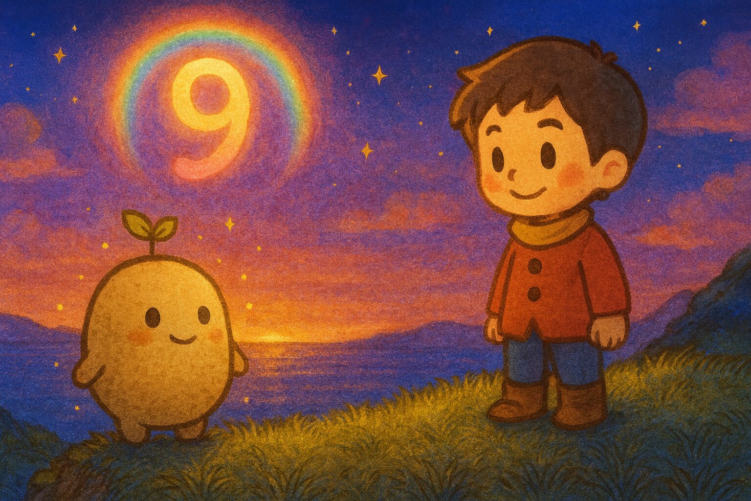 【数秘9 × ESLA-Q スター】の性格・強み・才能の活かし方を徹底解説｜その明るい笑顔は、チームを「安全な冒険」へと導く光ではありませんか？