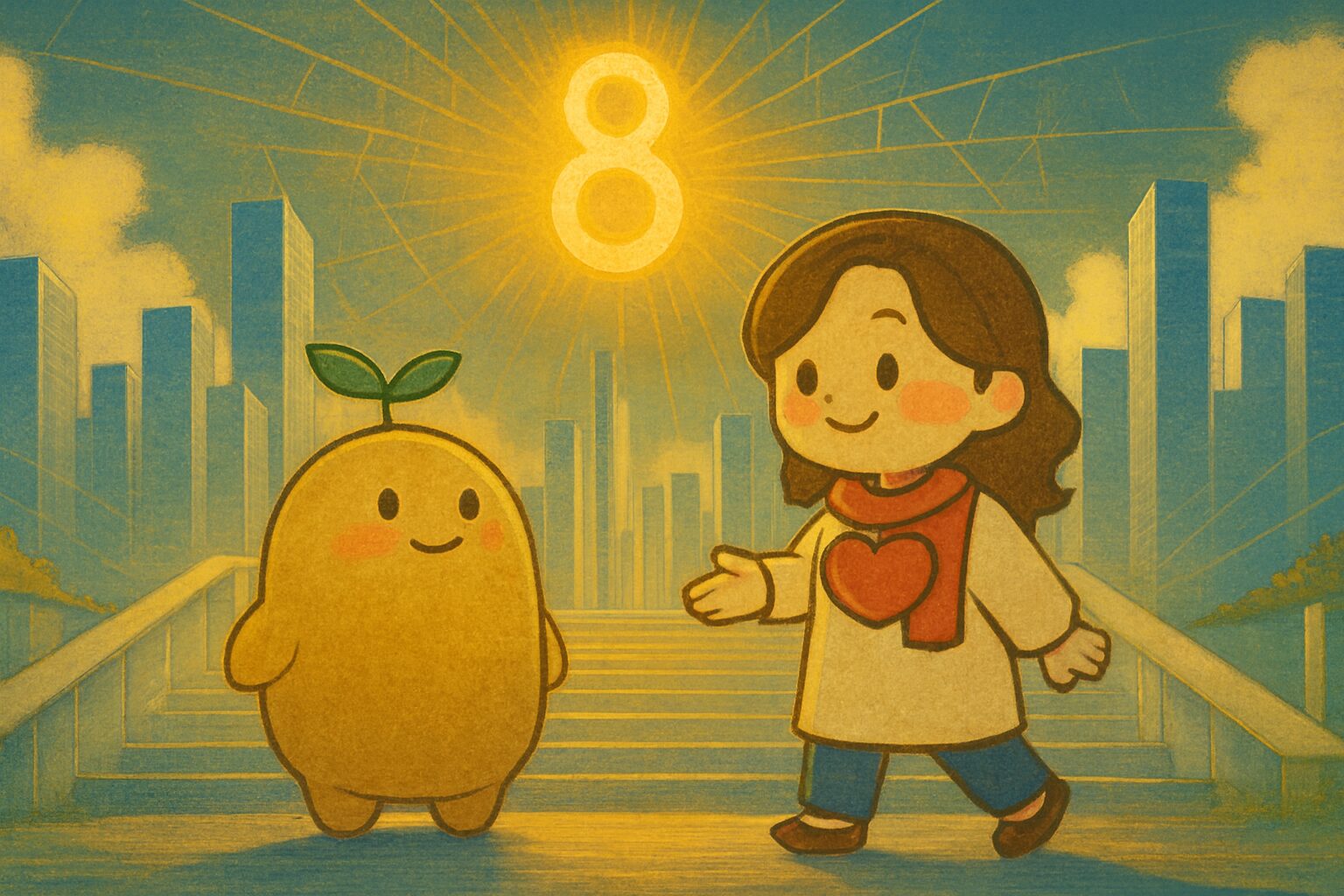 【数秘8 × ESTA-Q 共感者】の性格・強み・才能の活かし方を徹底解説｜その繊細な共感アンテナで、**結果**を出す「コミュニティの世話役」に気づいていますか？