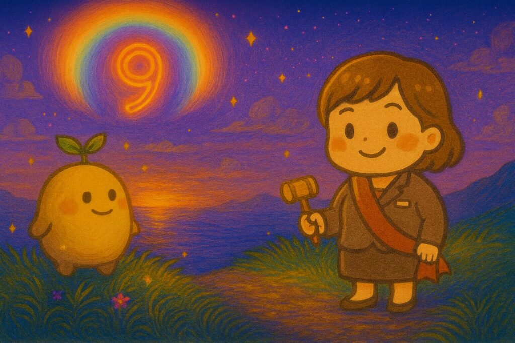 【数秘9 × ERLA-Q 執政官】の性格・強み・才能の活かし方を徹底解説｜なぜ「皆のための完璧な計画」が「混乱」への不安を生むのか？