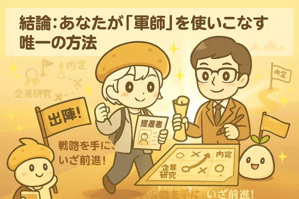 結論：あなたが「軍師」を使いこなすための、唯一の方法