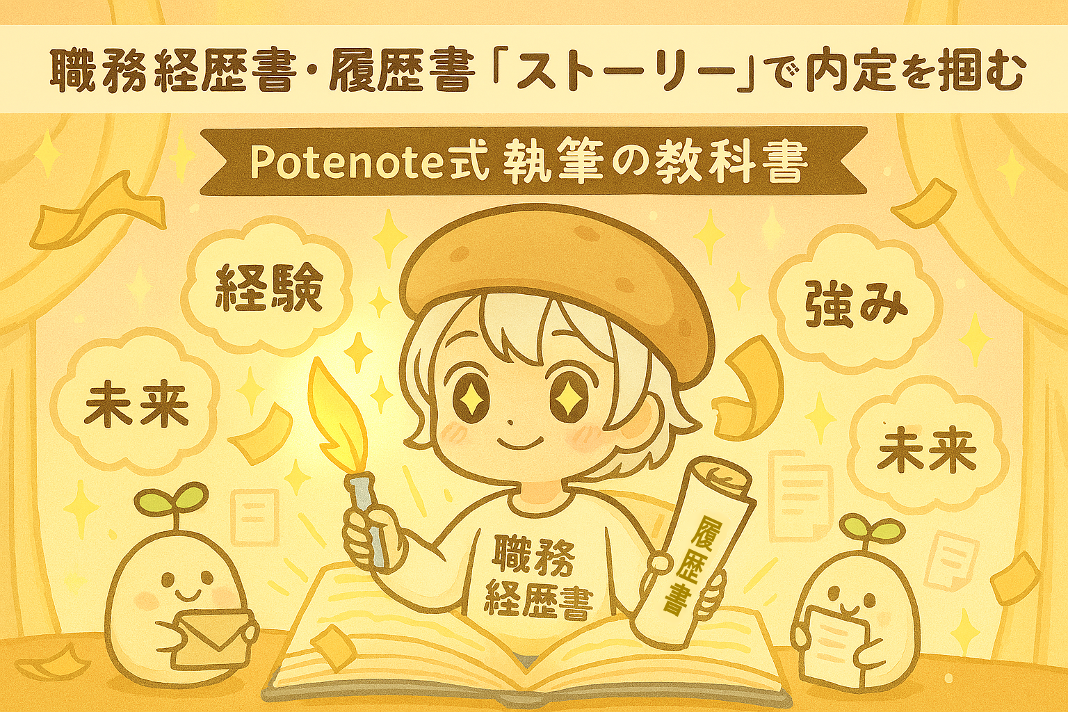 職務経歴書・履歴書｜「ストーリー」で内定を掴む、Potenote式 執筆の教科書