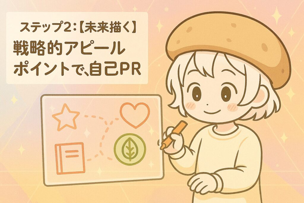 ステップ2：【未来を描く】戦略的アピールポイントで、自己PRを作る