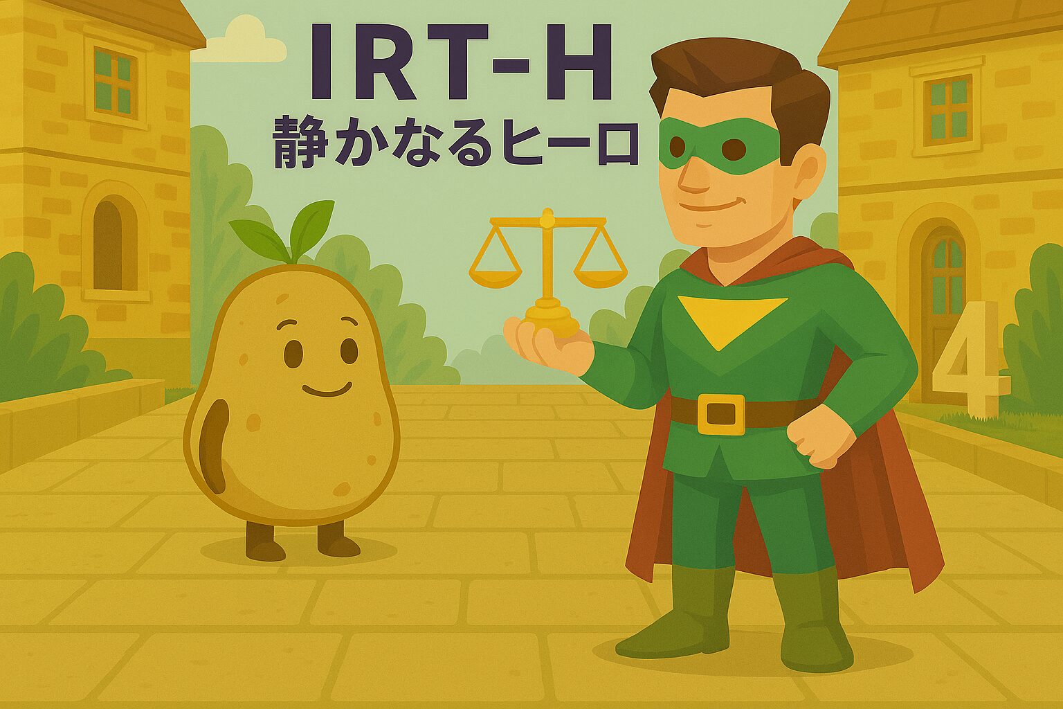 【数秘4 × IRTA-H診断】入門ガイド：静かなるヒーロー｜Potenoteであなたの本質を発見