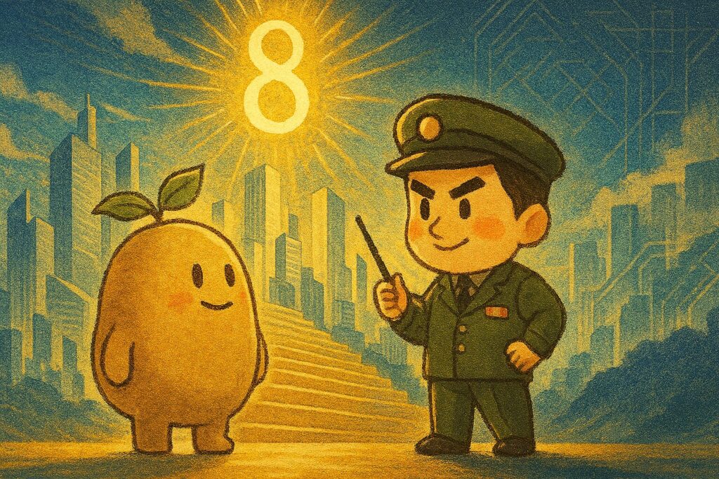 【数秘8 × IRCF-H 統率者】の性格・強み・才能の活かし方を徹底解説｜その完璧な遂行力、なぜ新しい道を恐れるのですか？