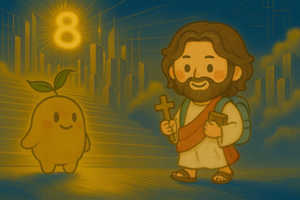 【数秘8 × ISTF-Q 救世主】の性格・強み・才能の活かし方を徹底解説｜その静かな瞳は、世界を変える「第三の道」を見据えていませんか？