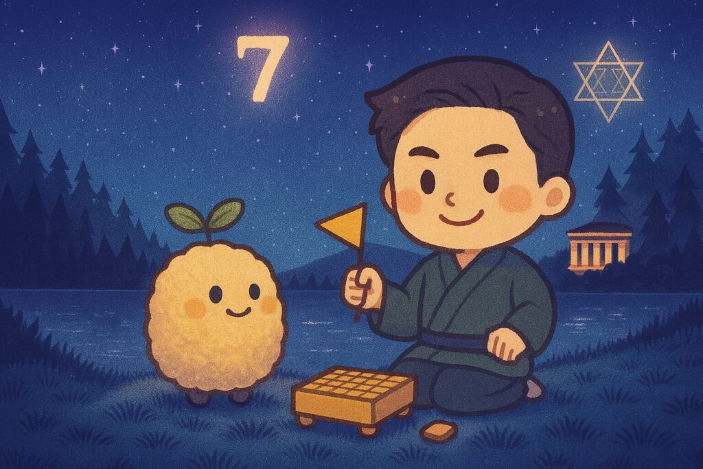 【数秘7 × IRLF-Q 棋士】の性格・強み・才能の活かし方を徹底解説｜その驚異的な集中力、完璧な一手（最適解）を探すためでしたか？