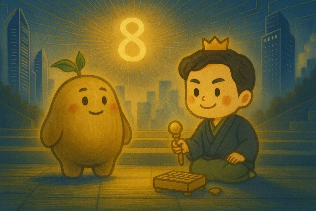 【数秘8 × IRLF-Q 棋士】の性格・強み・才能の活かし方を徹底解説｜その驚異的な集中力、完璧な「一手」を見つけるためにありませんか？