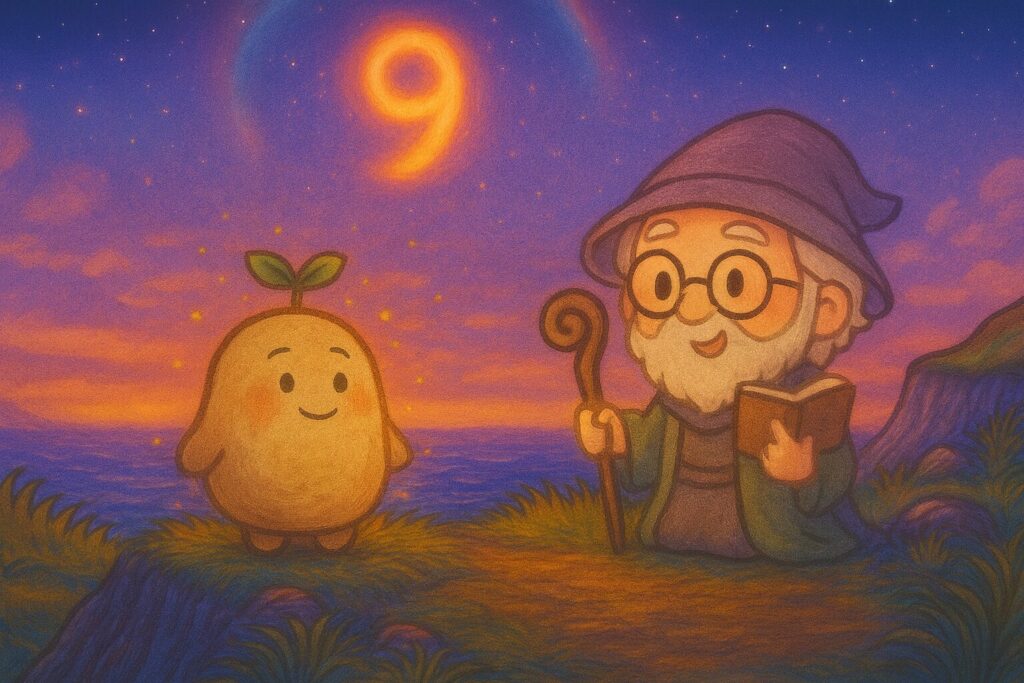 【数秘9 × ISCA-Q 賢者】の性格・強み・才能の活かし方を徹底解説｜その深い知恵、誰かを支えるために使えていますか？