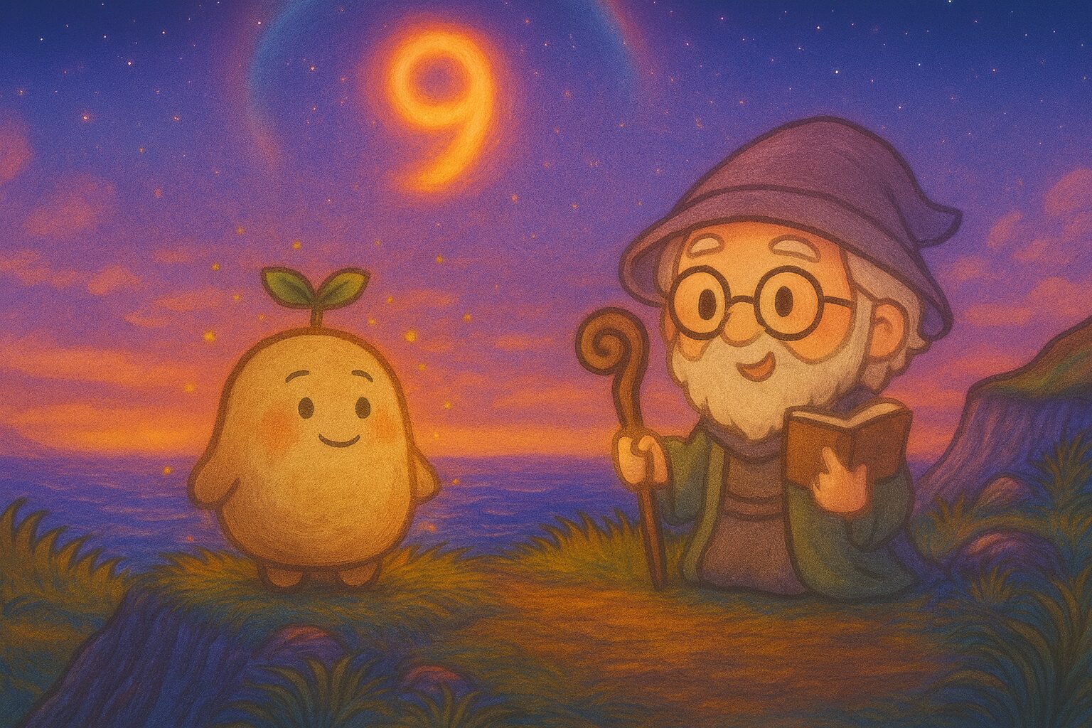 【数秘9 × ISCA-Q 賢者】の性格・強み・才能の活かし方を徹底解説｜その深い知恵、誰かを支えるために使えていますか？