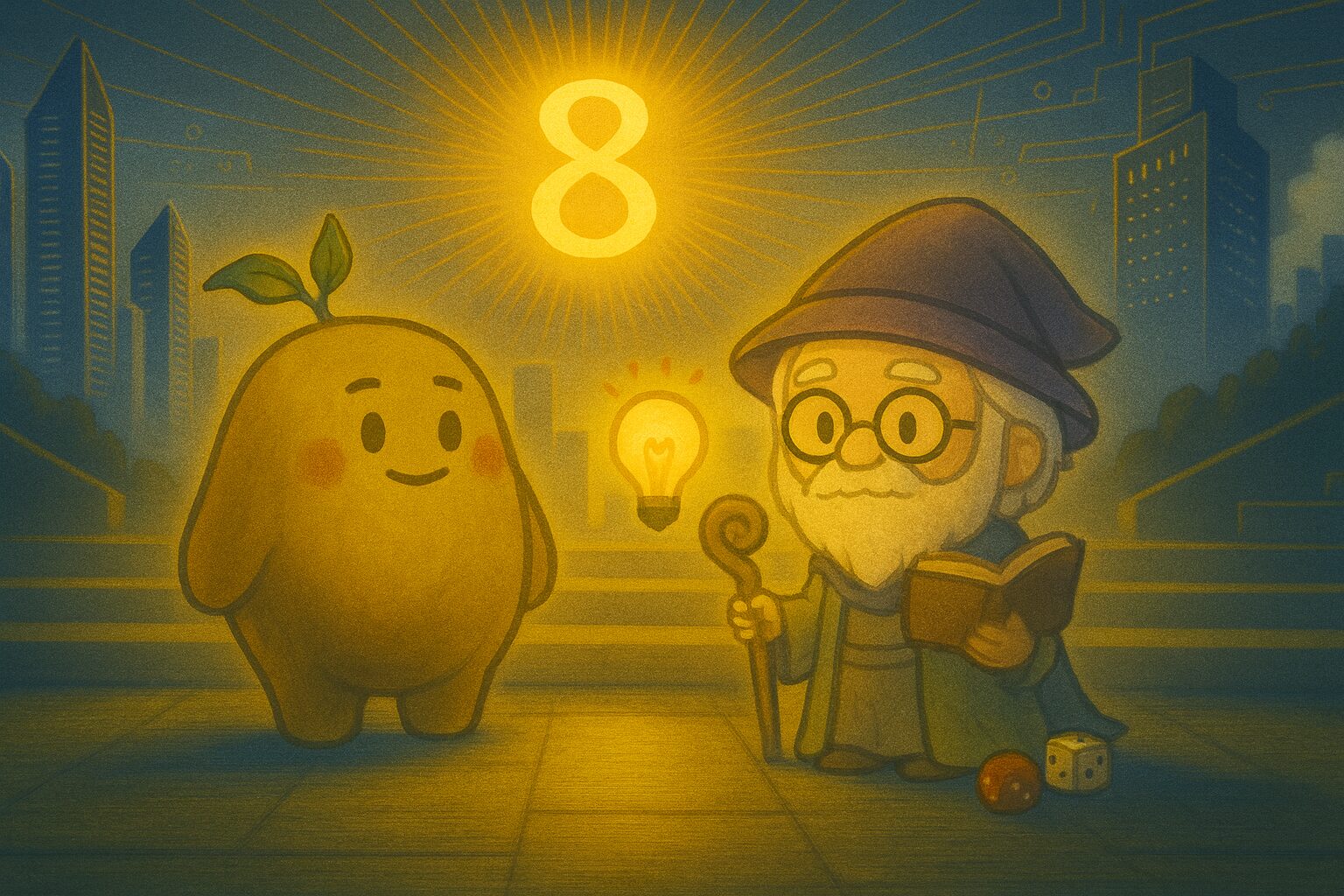 【数秘8 × ISCA-Q 賢者】の性格・強み・才能の活かし方を徹底解説｜その深い知識、世界をどう支えるためにありますか？