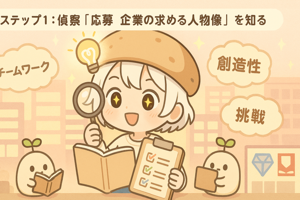 ステップ1：【偵察】応募企業の「求める人物像」を知る