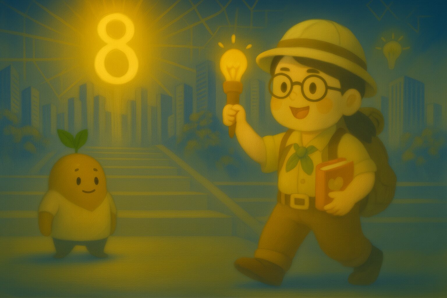 【数秘8 × IDLF-Q 探検家】の性格・強み・才能の活かし方を徹底解説｜その魂、未知なる世界の真実を求めているのでは？