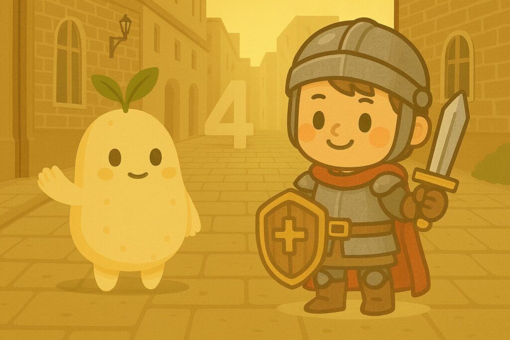 【数秘4 × BSLA-H 騎士】の性格・強み・才能の活かし方を徹底解説｜その誠実さは、仲間を守る『盾』か、未来を閉ざす『壁』か？