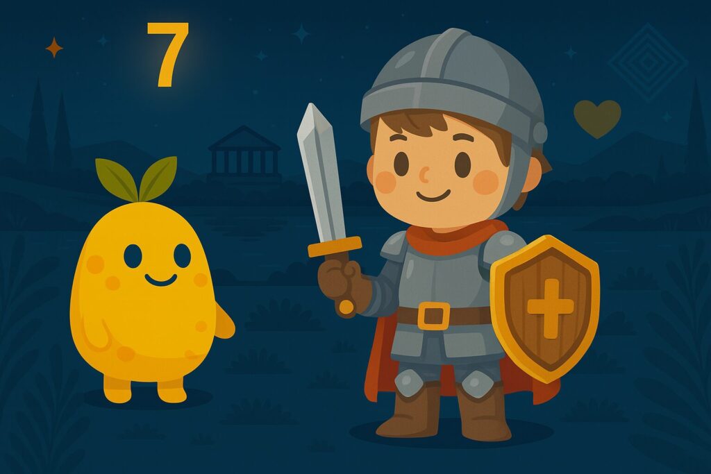 【数秘7 × BSLA-H 騎士】の性格・強み・才能の活かし方を徹底解説｜その堅実さは、仲間を守るための盾ではありませんか？