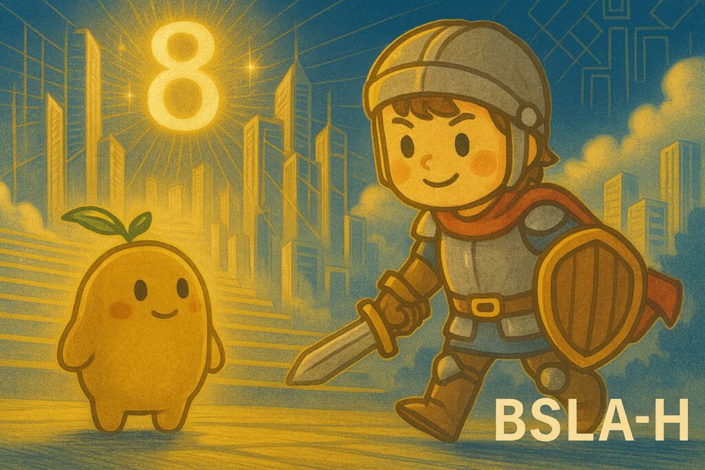 【数秘8 × BSLA-H 騎士】の性格・強み・才能の活かし方を徹底解説｜チームを守る忠誠の騎士。平和を乱す「変化」に、一人で思い悩んでいませんか？