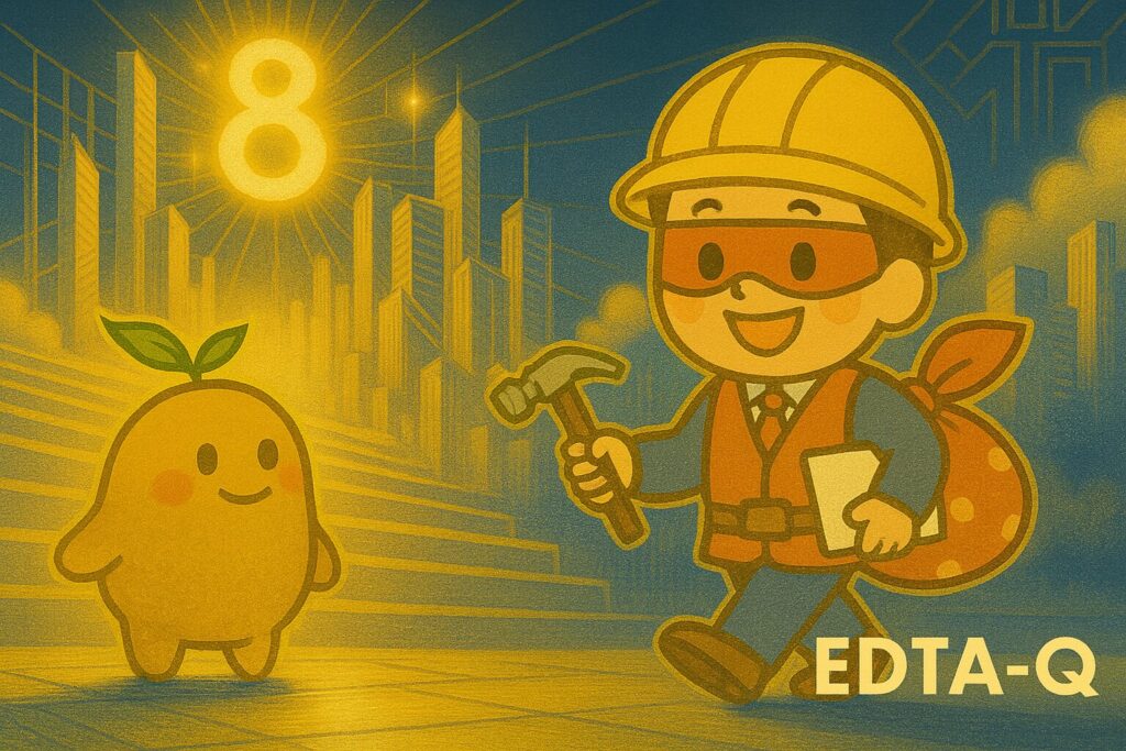 【数秘8 × EDTA-Q 遂行者】の性格・強み・才能の活かし方を徹底解説｜その明るさ、失敗への不安で曇らせていませんか？