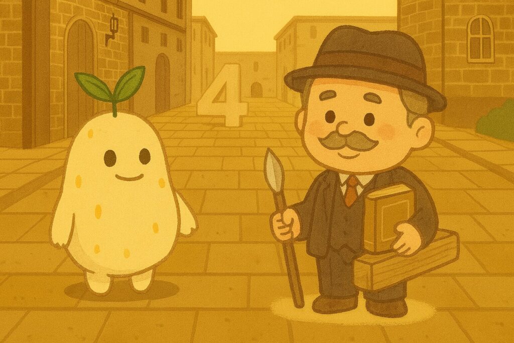 【数秘4 × ERTA-H 教父】の性格・強み・才能の活かし方を徹底解説｜その厳格な愛情、仲間への「忠誠」と「裏切り」への不安の間で揺れていませんか？