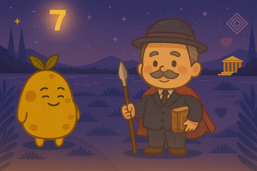 【数秘7 × ERTA-H 教父】の性格・強み・才能の活かし方を徹底解説｜その厳格な眼差しの裏に、ファミリーを守る深い愛がありませんか？