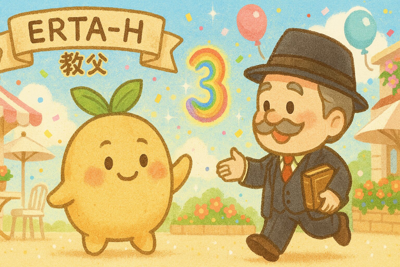 【数秘3 × ERTA-H 教父】の性格・強み・才能の活かし方を徹底解説|その厳格さの裏にある深い愛情と、裏切りへの不安に気づいていますか?