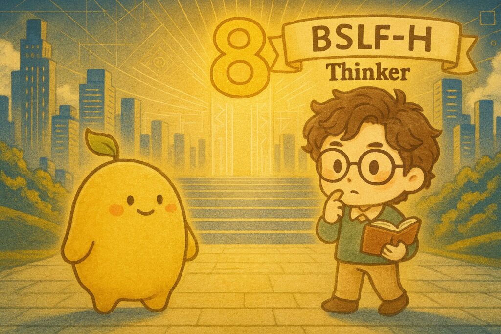 【数秘8 × BSLF-H 思索家】の性格・強み・才能の活かし方を徹底解説｜その冷静な分析力、周囲の和を大切にするあまり、強力な実行力を隠していませんか？