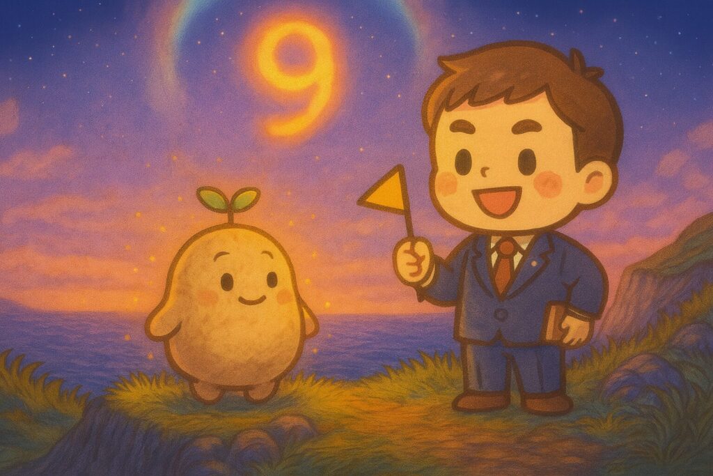 【数秘9 × BRCF-Q リーダー】の性格・強み・才能の活かし方を徹底解説｜その冷静な指揮は、どんな革新的な理想を実現しますか？