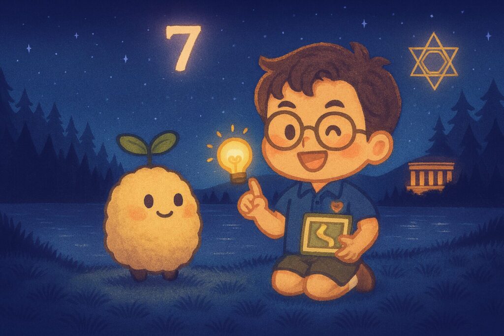 【数秘7 × BRTF-Q 啓発者】の性格・強み・才能の活かし方を徹底解説|その緻密な計画、完璧な理想を追求する知性ゆえでしたか?