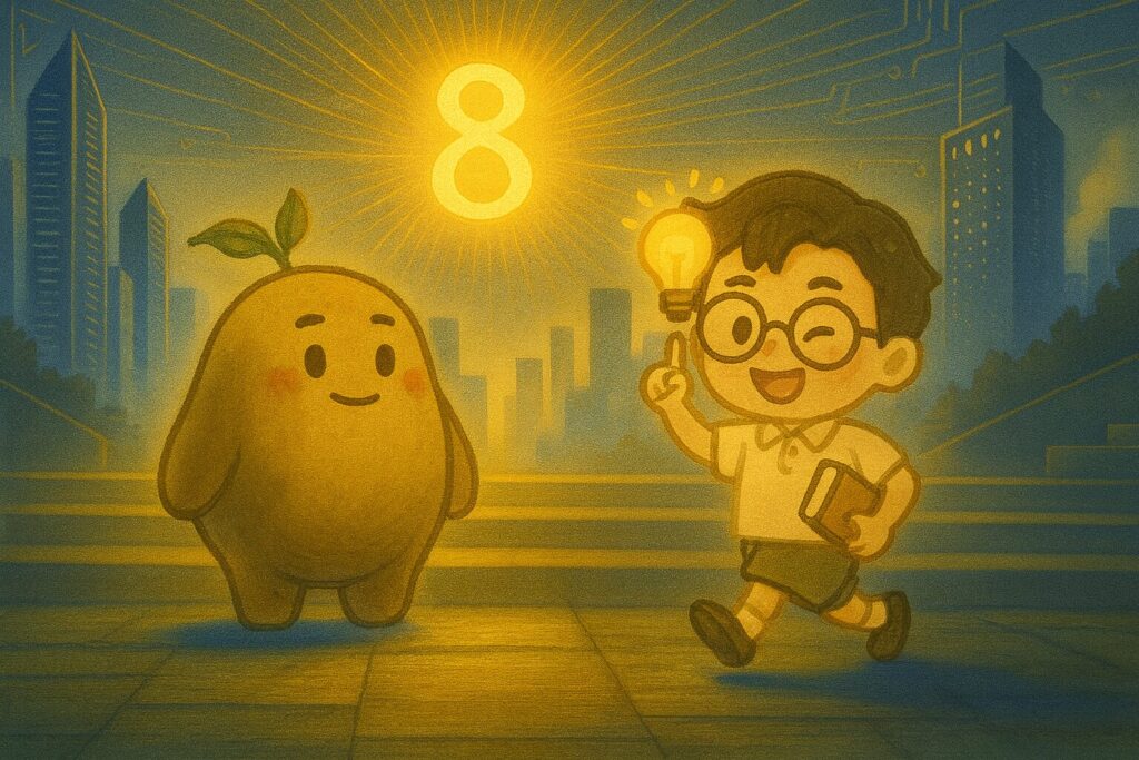 【数秘8 × BRTF-Q 啓発者】の性格・強み・才能の活かし方を徹底解説|その完璧な計画、世界をどう啓発するためにありますか?