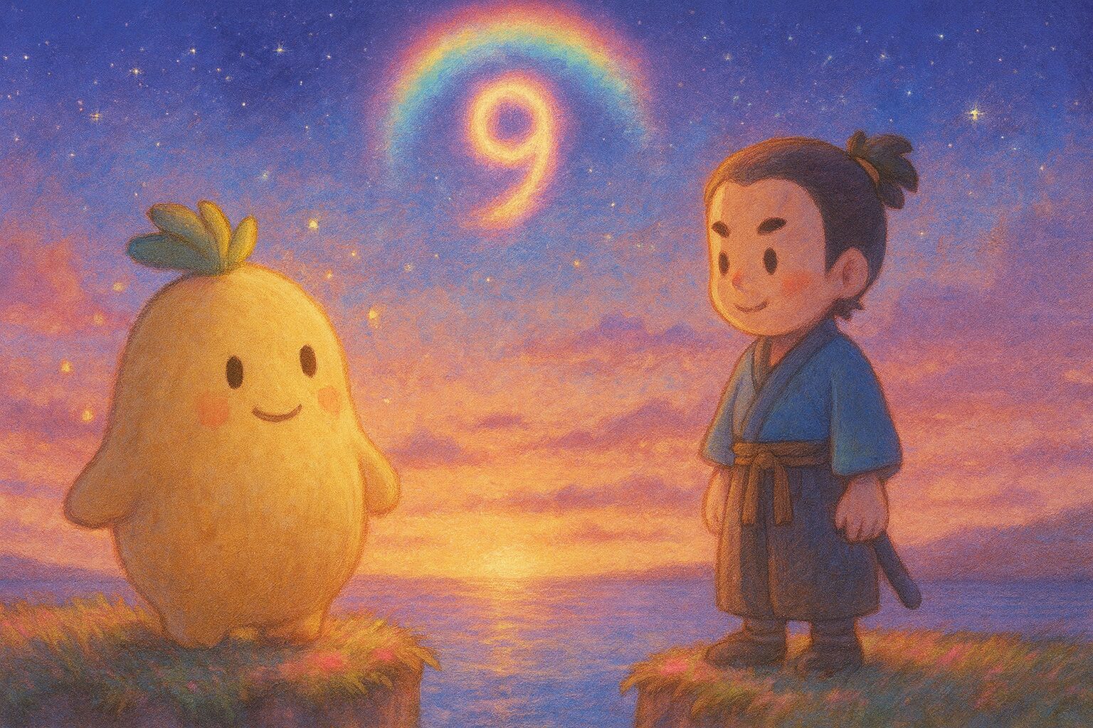 【数秘9 × BSCA-Q 義士】の性格・強み・才能の活かし方を徹底解説|その穏やかな瞳は、チームを未来へ導く「新しい仕組み」を見抜いていませんか?