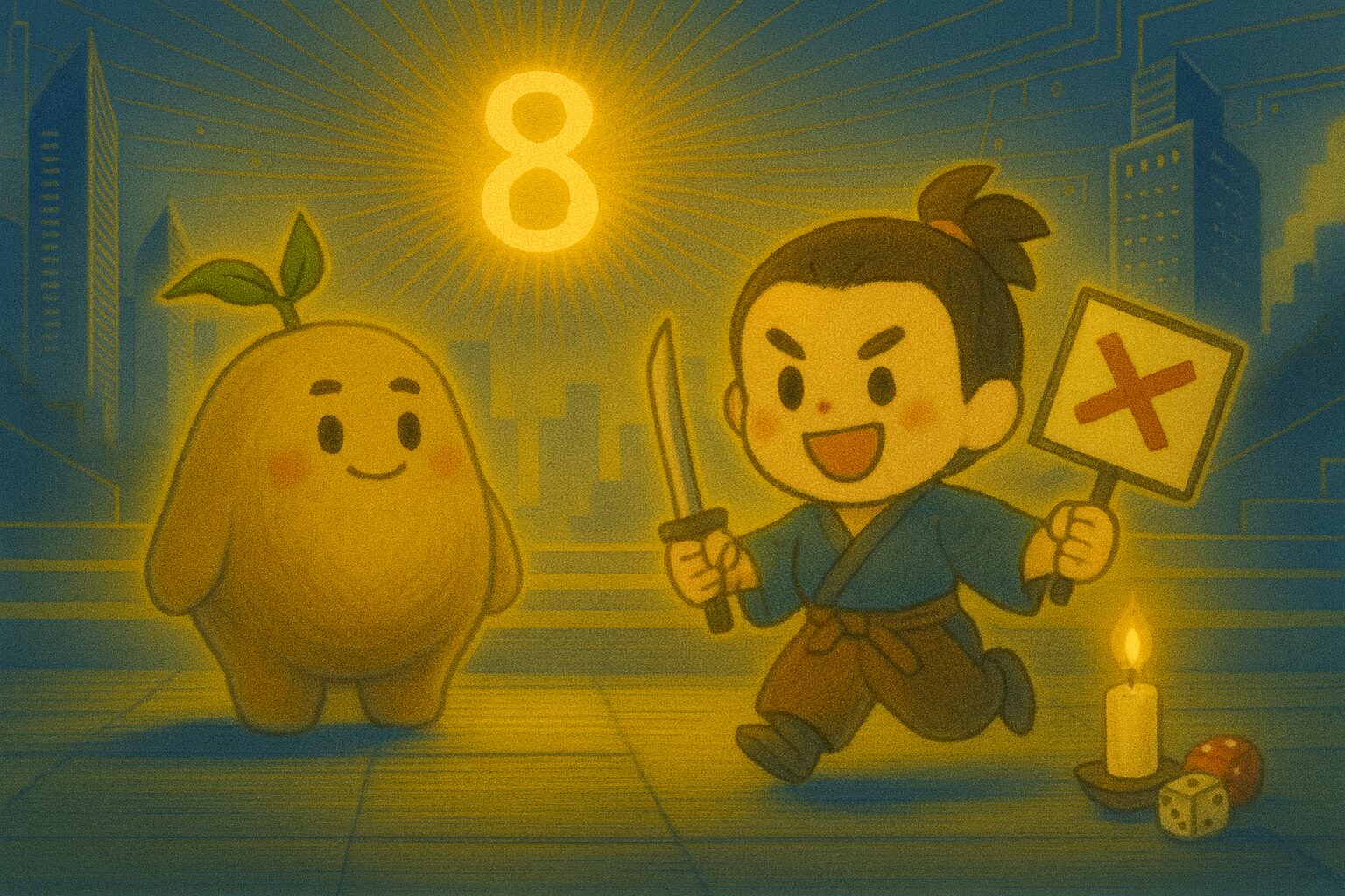 【数秘8 × BSCA-Q 義士】の性格・強み・才能の活かし方を徹底解説|その静かな分析力、古い慣習を壊し、皆を導く「改革の力」ではありませんか?