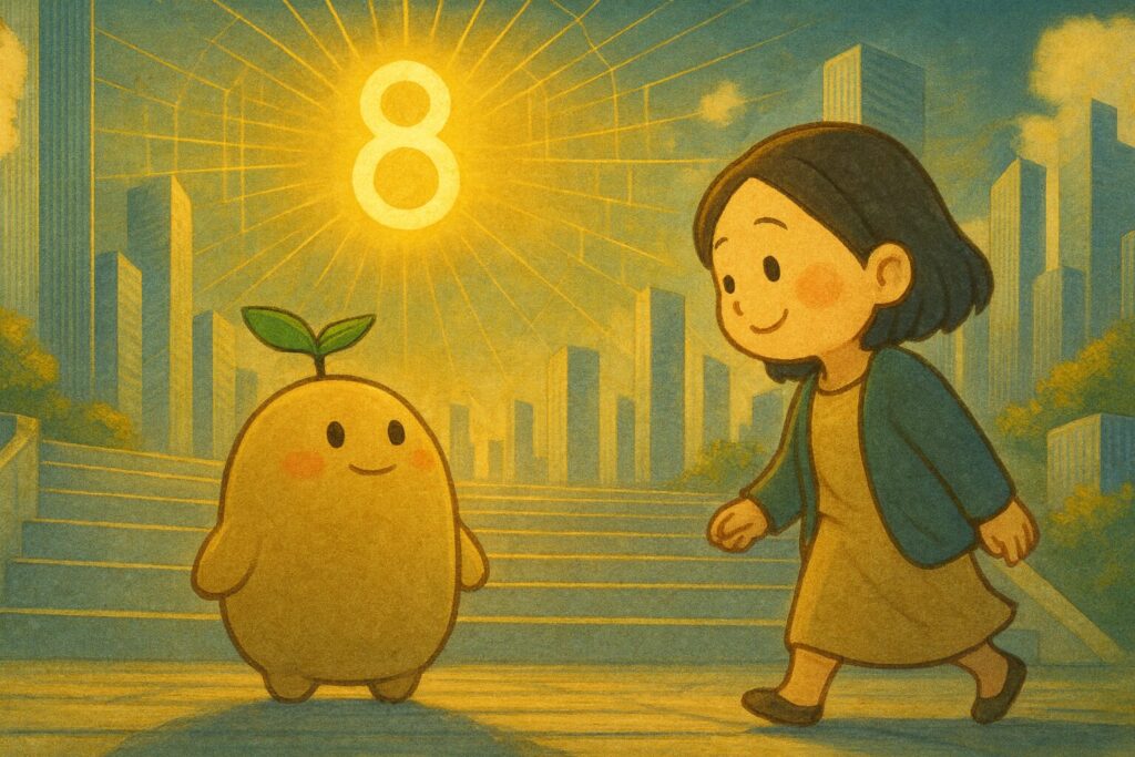 【数秘8 × BSTA-Q カウンセラー】の性格・強み・才能の活かし方を徹底解説｜あなたの共感力と探求心は、問題を根本から解決し、**結果**を生み出す「真の指導力」ではありませんか？